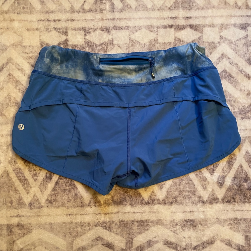Lululemon speed up shorts size 4